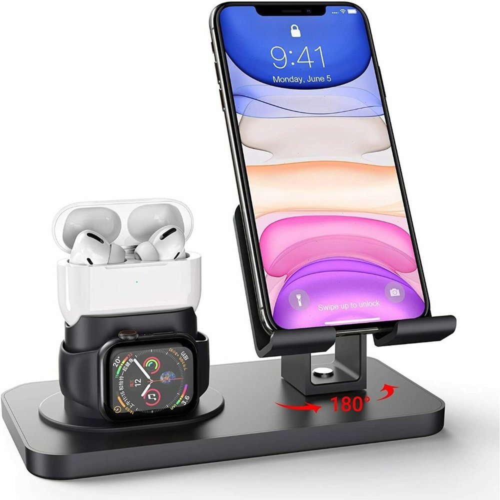 3 in 1 Charging Station with Apple Watch, Airpods